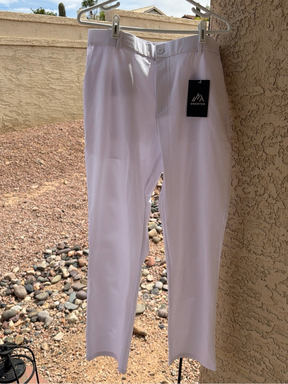 NEW Snowten 36x32 Expandable Waistband Khaki  Wicking Golf Pants Bb
